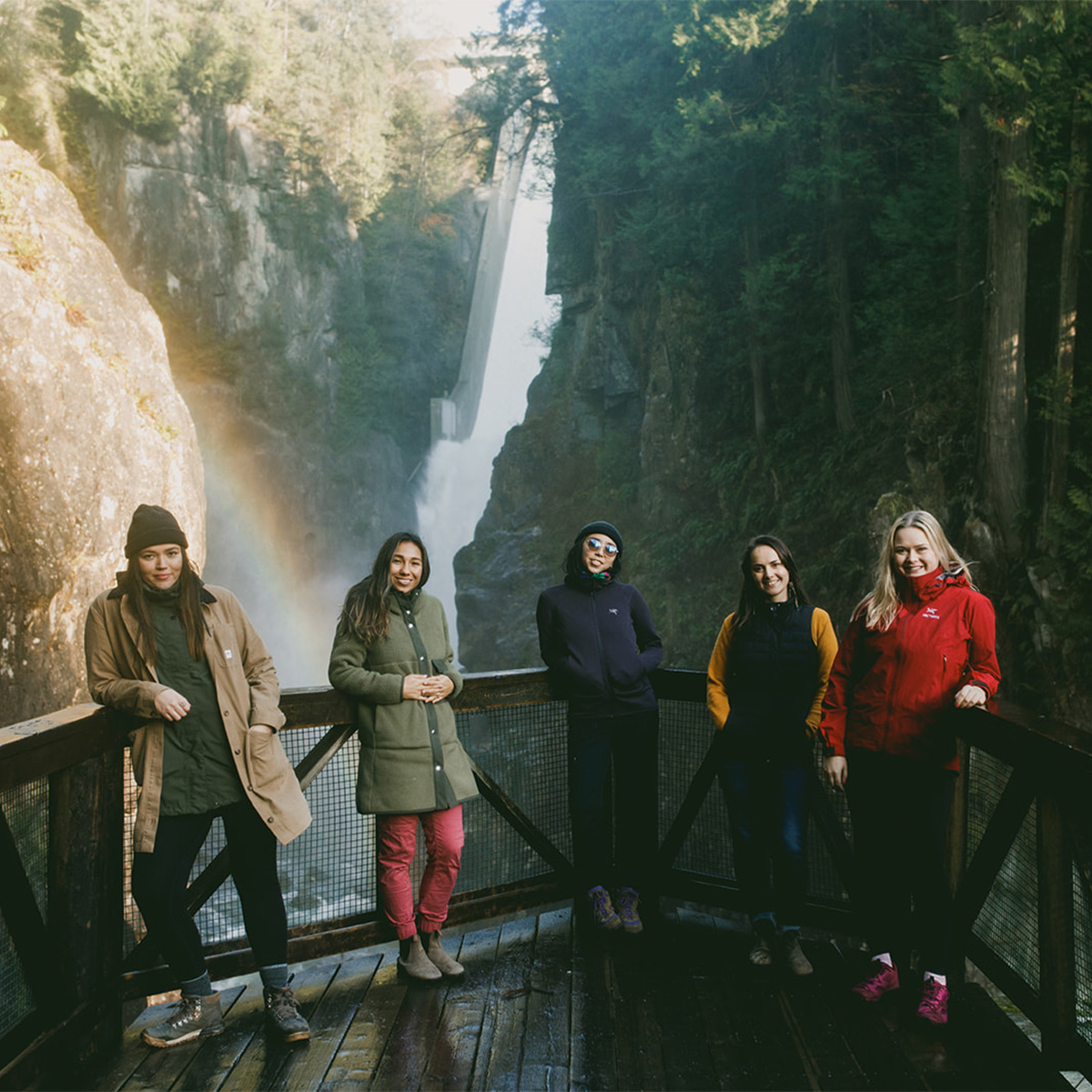 indigenous women outdoors walking vancouver hover x