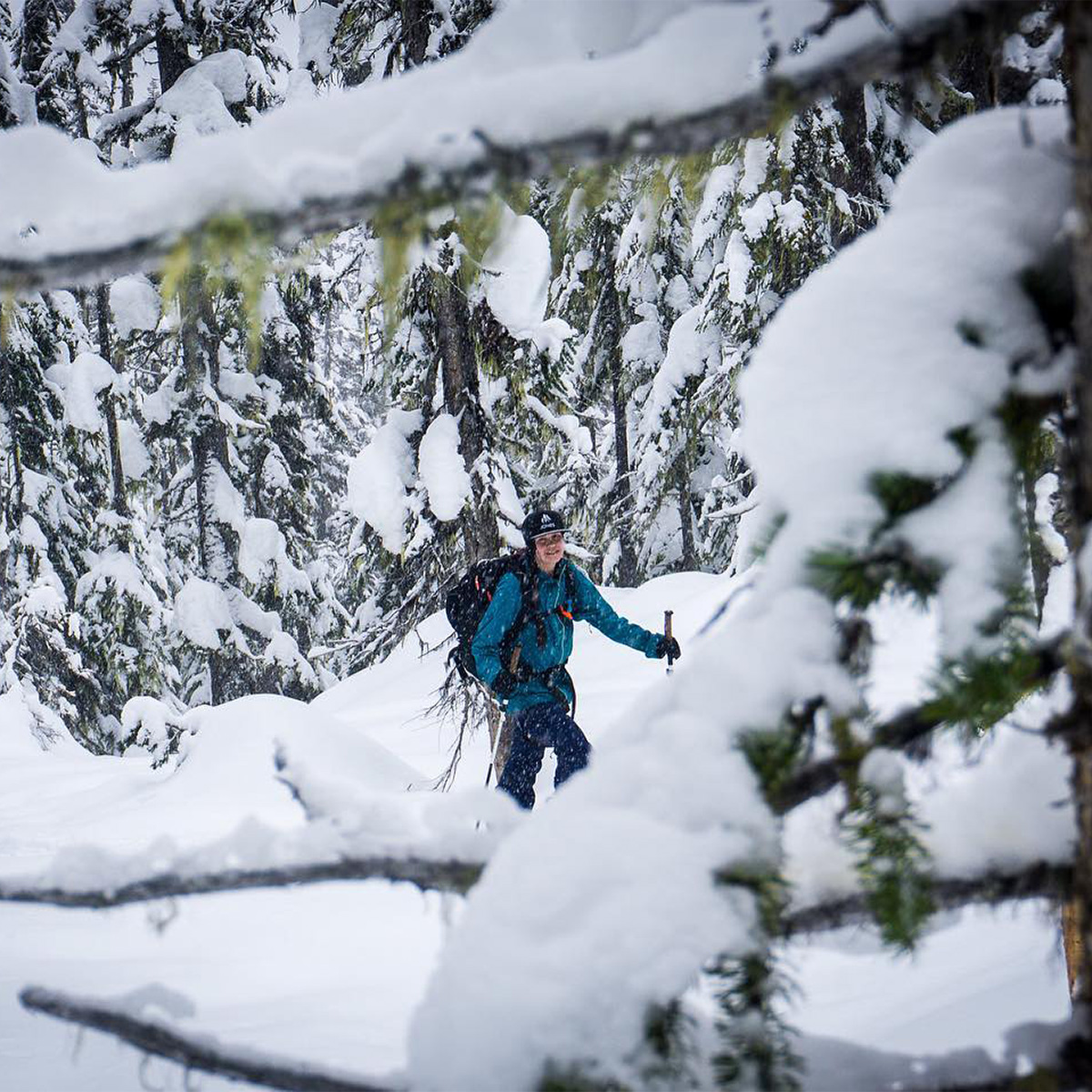 indigenous women outdoors backcountry skiing snowboarding sandy ward x