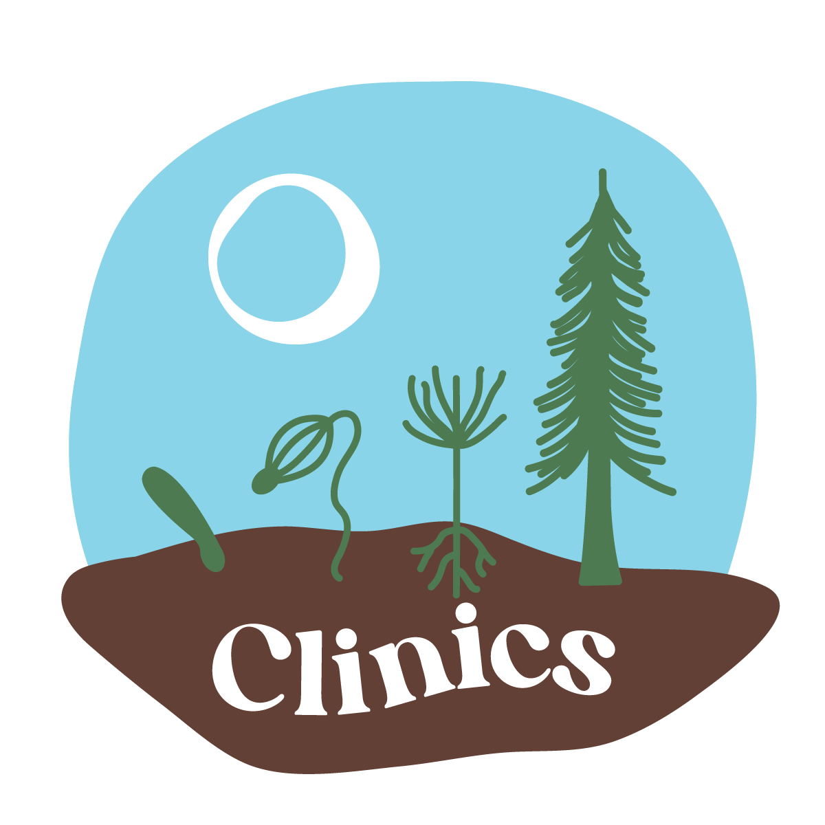 indigenous women outdoors clinics illustration brown x