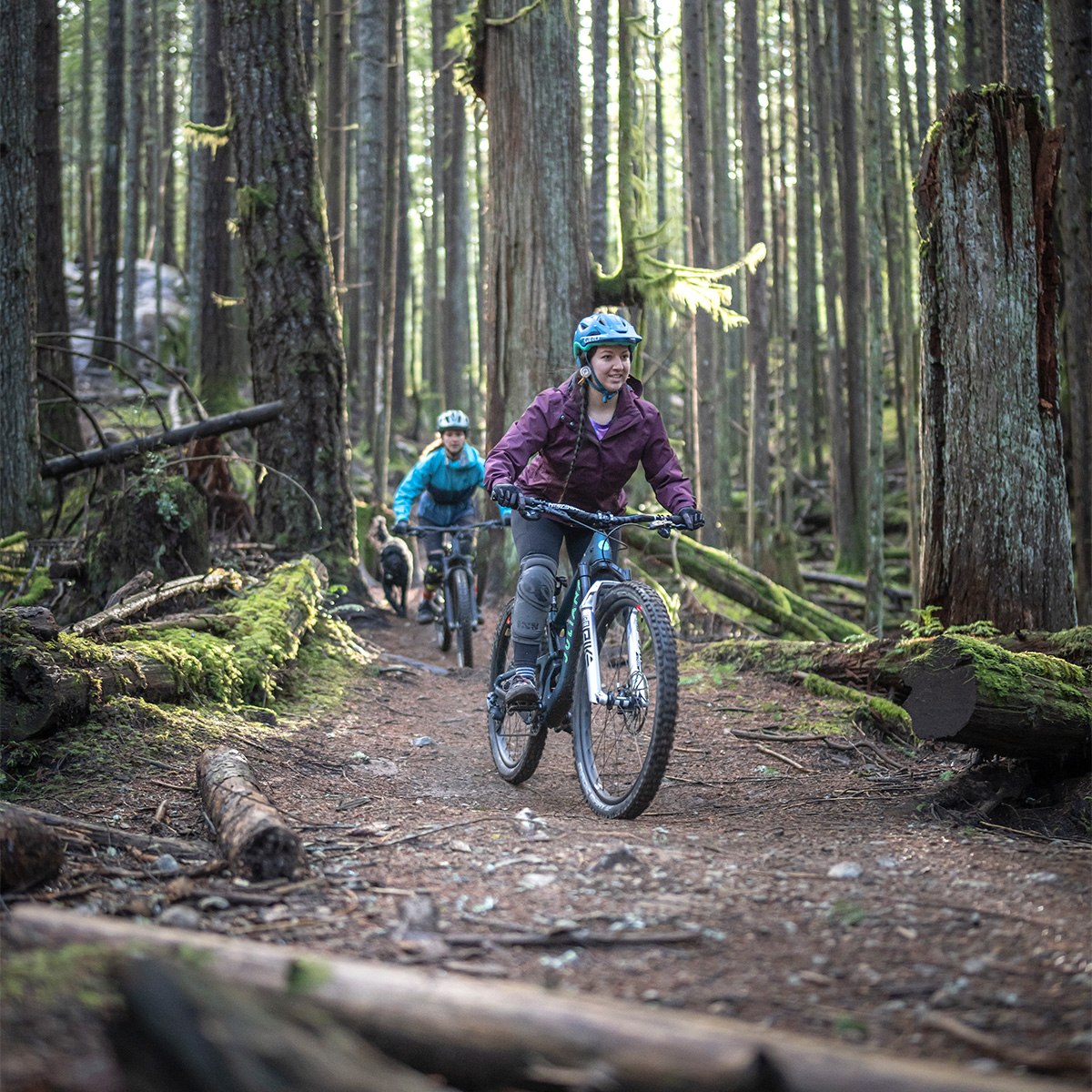 indigenous women outdoors mountain biking social rides vancouver x