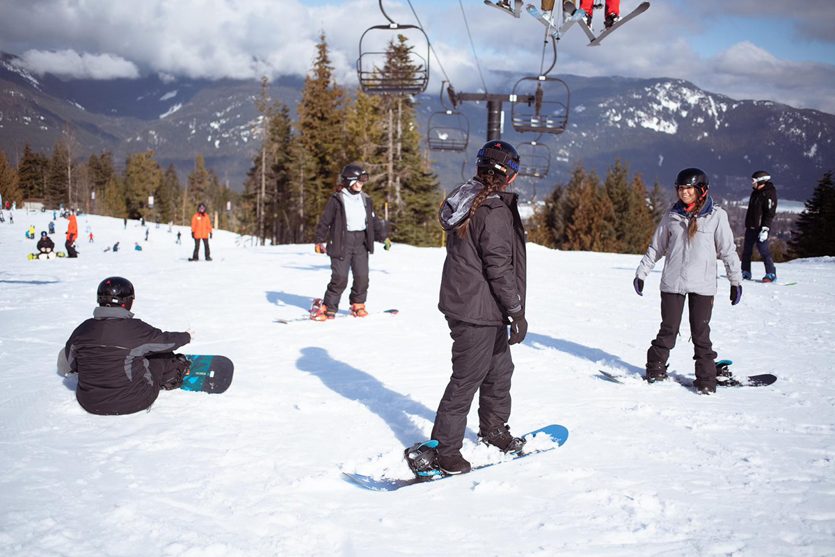 indigenous women outdoors never ever days whistler skiing snowboarding gallery