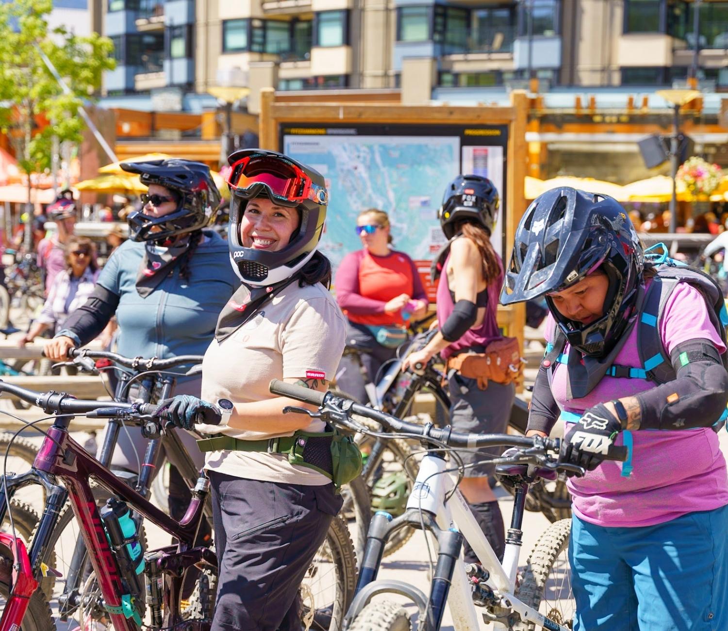 Indigenous Women Outdoors Crankworx Ride Out