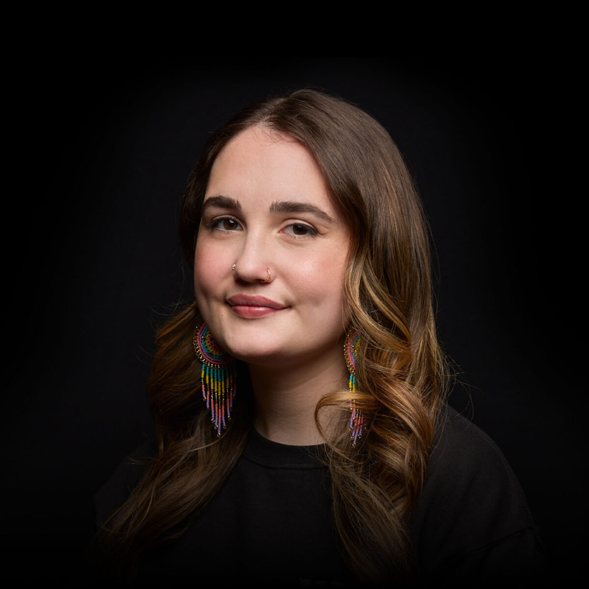 indigenous women outdoors headshot tayvie van eeuwen