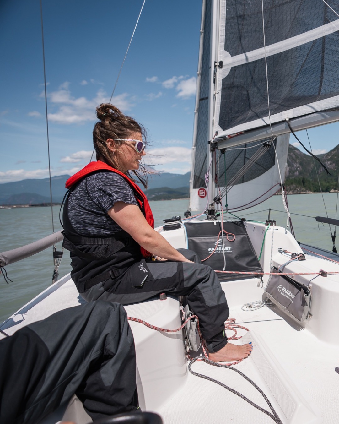 Indigenous Women Outdoors Sailing