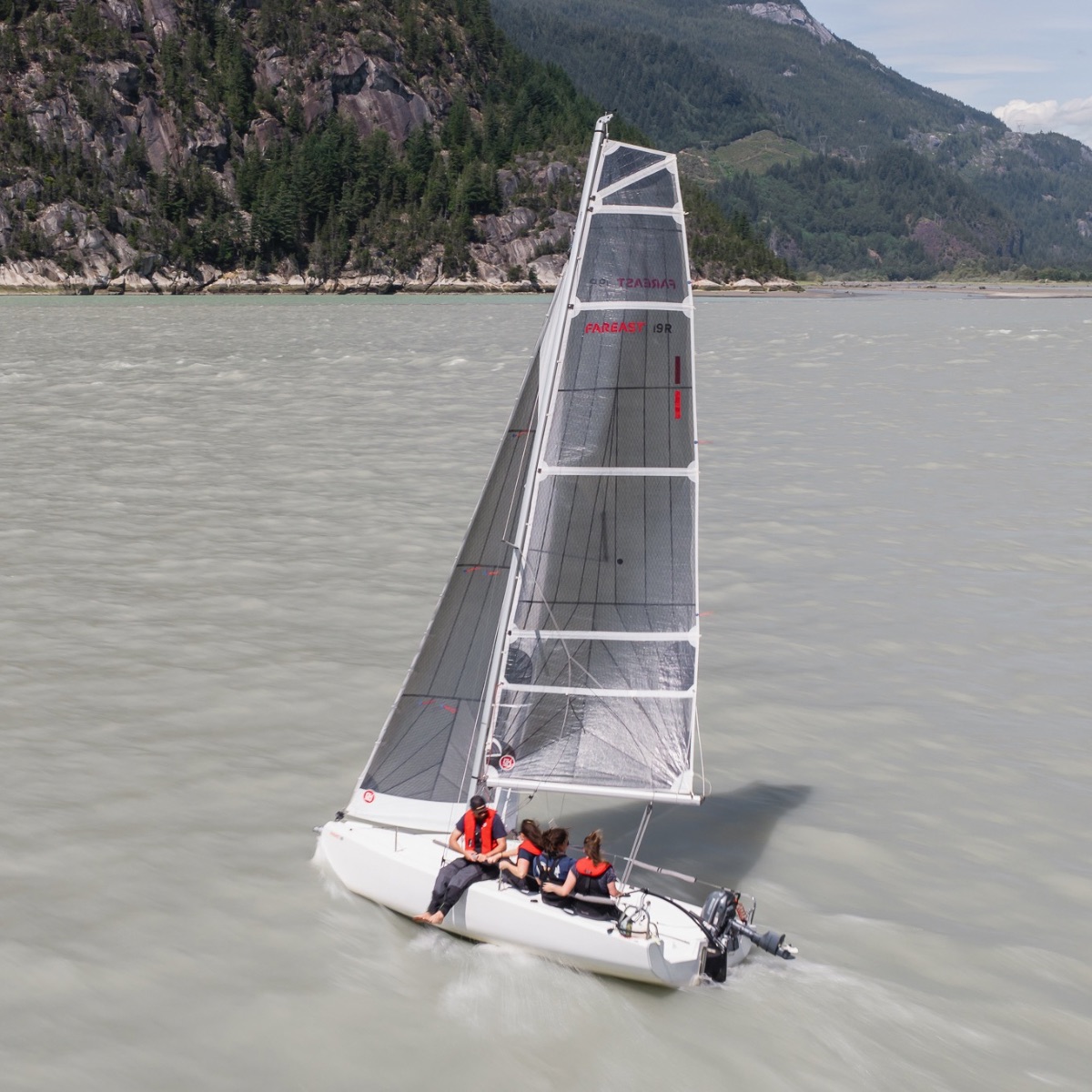 Indigenous Women Outdoors Sailing