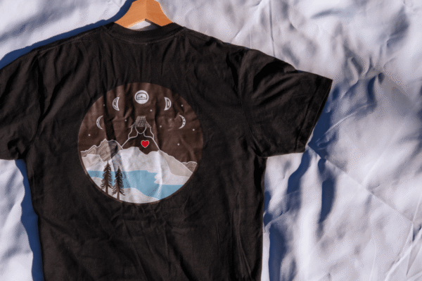 Indigenous women outdoors merch black tshirt sku