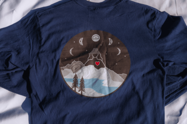 Indigenous women outdoors merch navy long sleeve sku