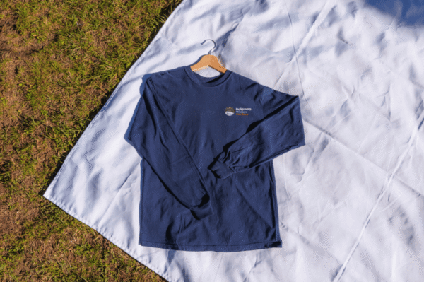 Indigenous women outdoors merch navy long sleeve sku
