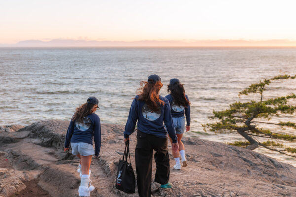 Indigenous women outdoors merch navy long sleeve t shirt x