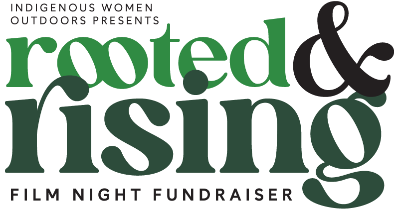IWO rooted and rising film night fundraiser logo x