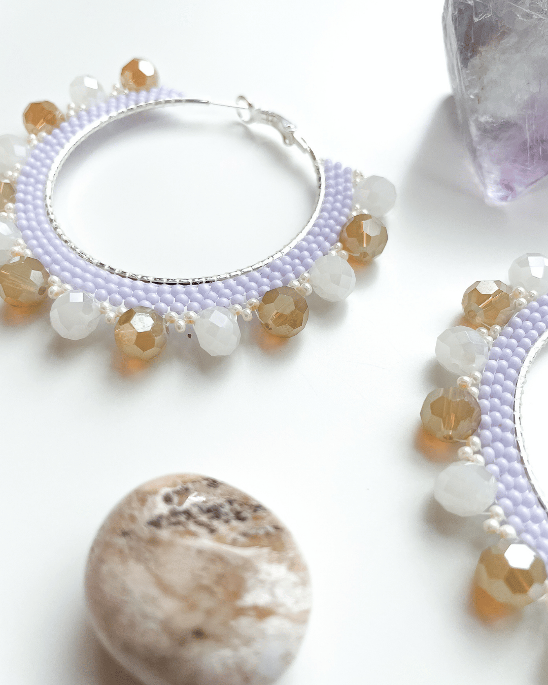 Indigenous Women Outdoors Beading